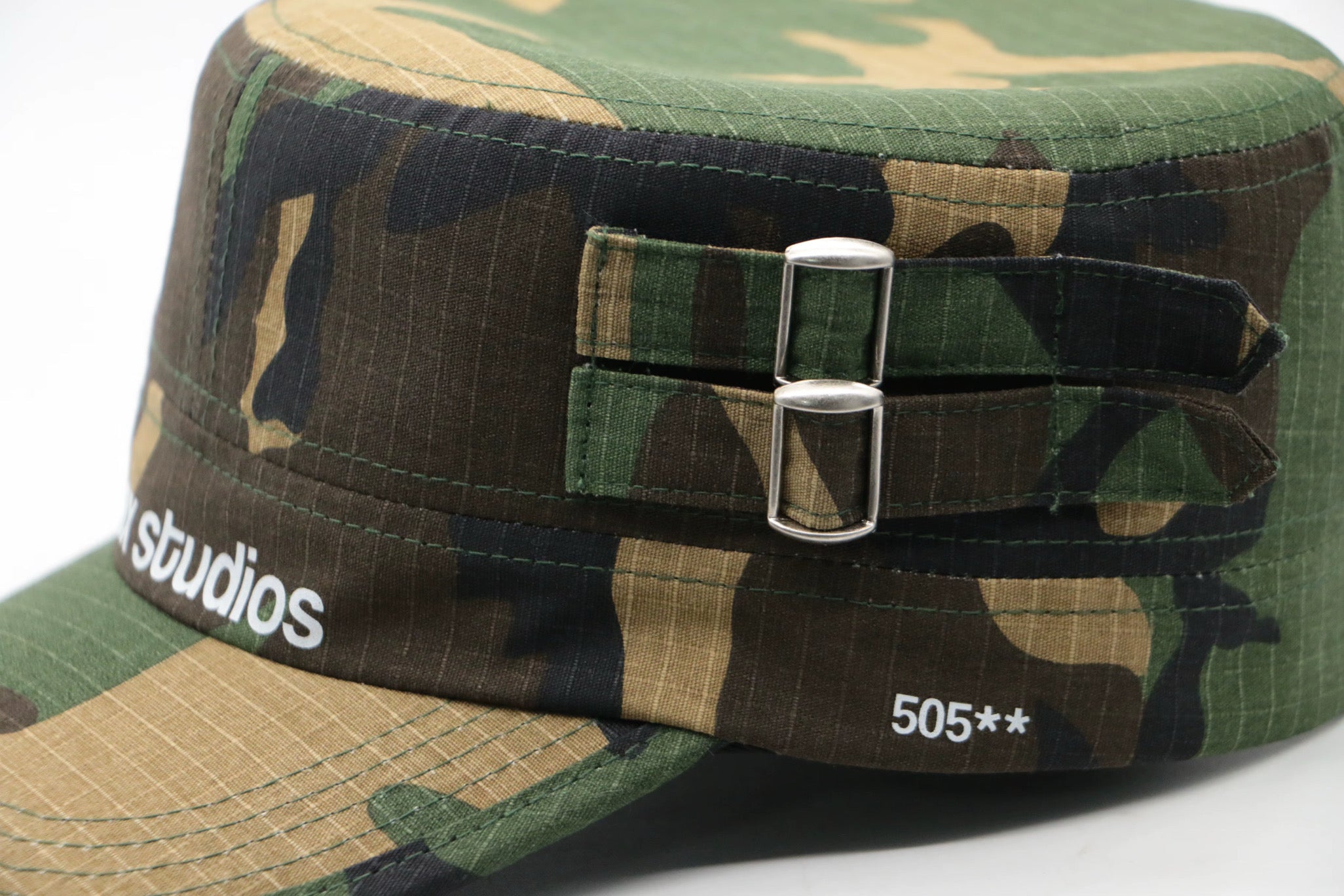 green camo cadet cap
