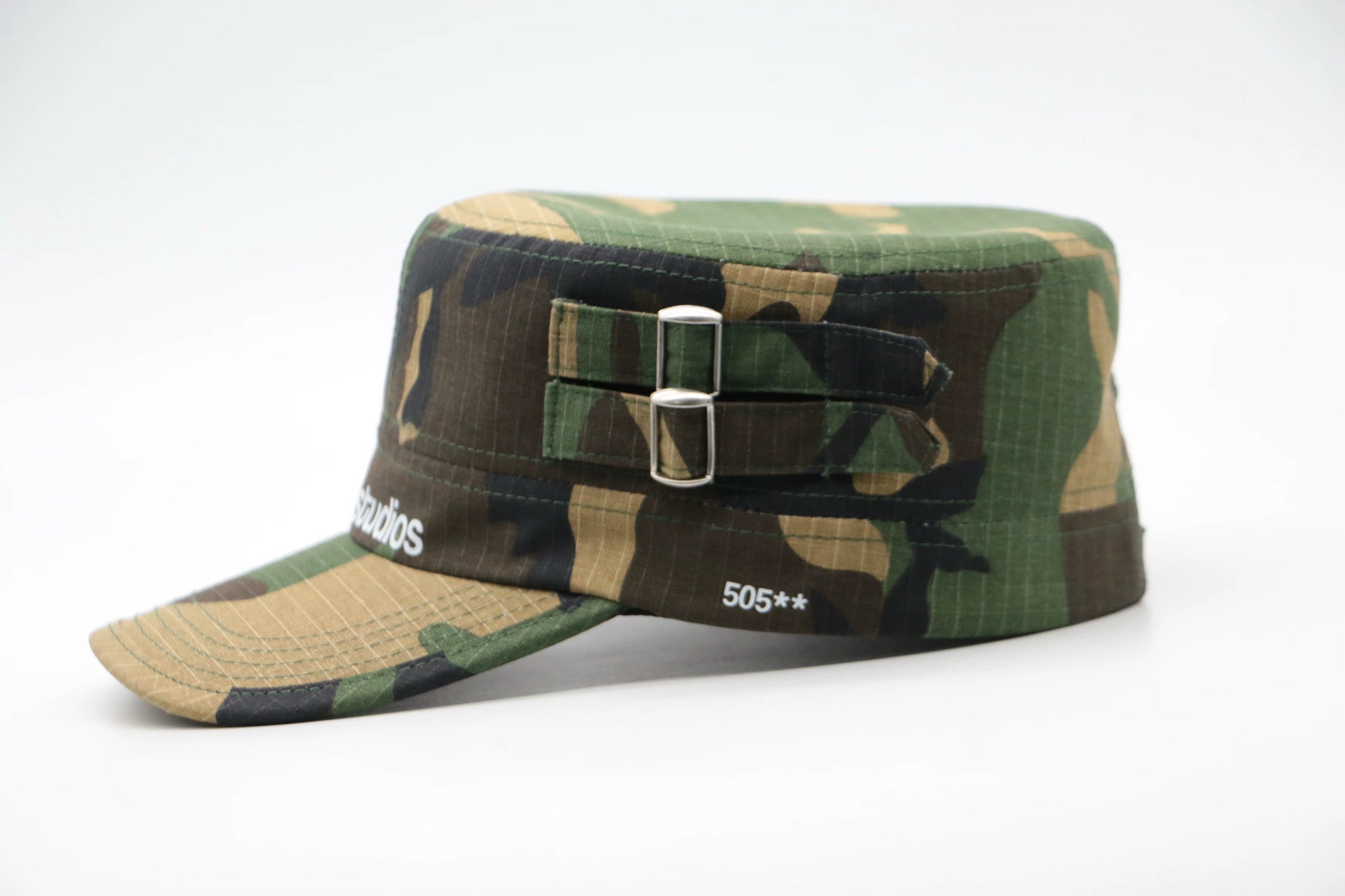 green camo cadet cap