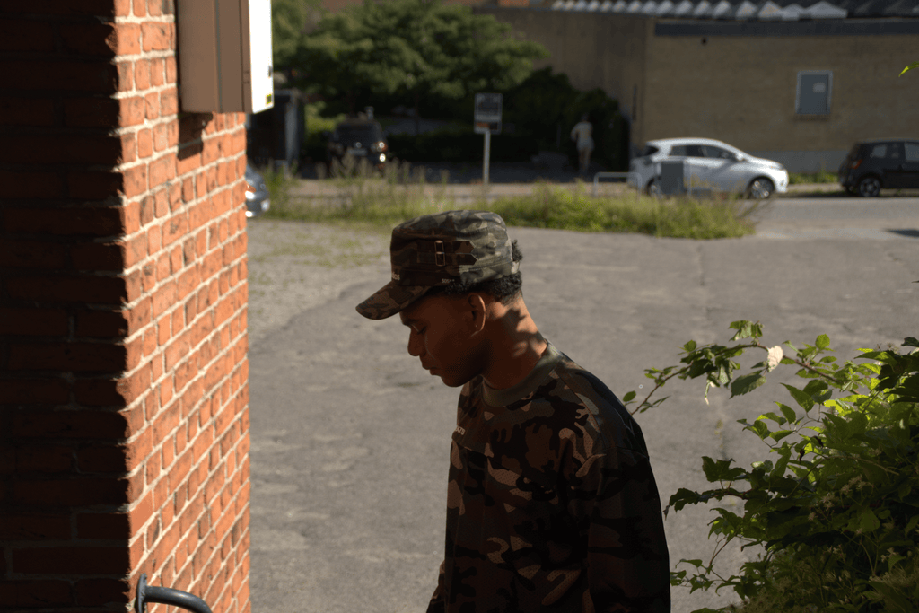 grey camo cadet cap