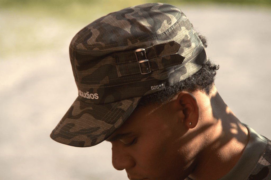 grey camo cadet cap