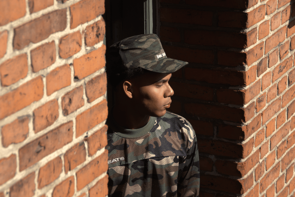 grey camo cadet cap