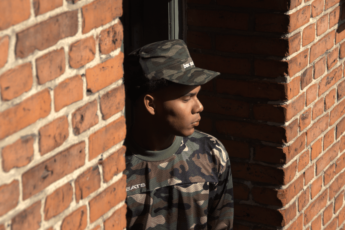 grey camo cadet cap