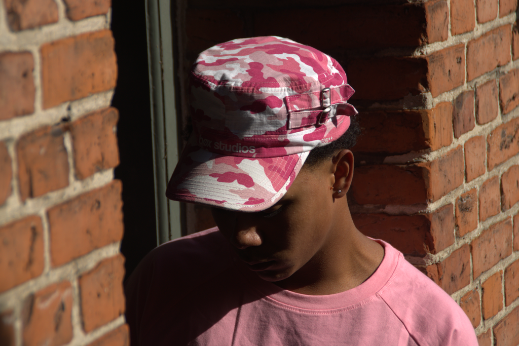 pink camo cadet cap