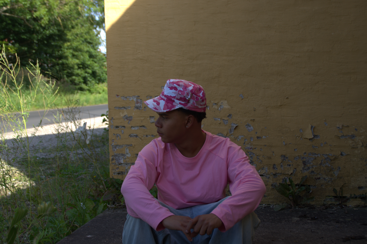 pink camo cadet cap